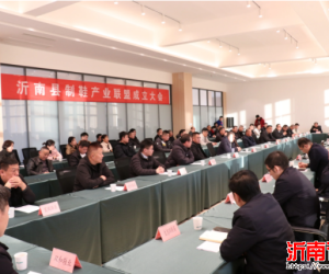 我县召开制鞋产业发展现场会暨制鞋产业联盟成立大会